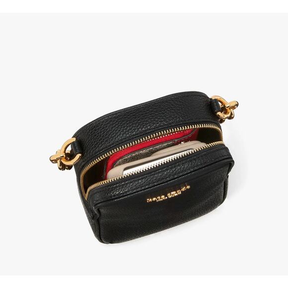 Kate Spade Jolie Chain Phone Leather Crossbody Purse KI517 Black - Picture 13 of 16